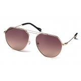 No Logo Eyewear - NOL18057 Sun - Brown and Gold -  Sunglasses