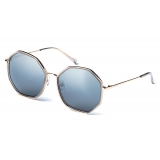 No Logo Eyewear - NOL18057 Sun - Light Blue and Silver -  Sunglasses