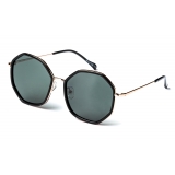 No Logo Eyewear - NOL18057 Sun - Dark Green and Black -  Sunglasses