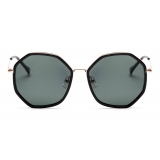 No Logo Eyewear - NOL18057 Sun - Dark Green and Black -  Sunglasses