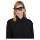 Givenchy - Occhiali da Sole Quadrati GV3 in Acetato - Nero Grigio - Occhiali da Sole - Givenchy Eyewear