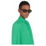 Givenchy - Occhiali da Sole Tondi GV3 in Acetato - Havana Scuro Verde - Occhiali da Sole - Givenchy Eyewear