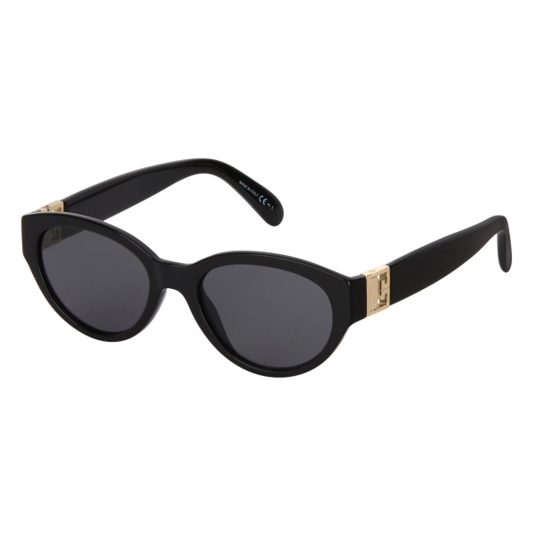 givenchy black round sunglasses