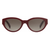Givenchy - Sunglasses GV3 Round in Acetate - Burgundy Brown - Sunglasses - Givenchy Eyewear