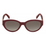 Givenchy - Sunglasses GV3 Round in Acetate - Burgundy Brown - Sunglasses - Givenchy Eyewear
