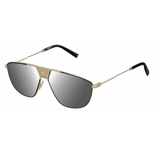 Givenchy - Sunglasses Unisex GV Mesh in Metal - Gold Grey Silver - Sunglasses - Givenchy Eyewear