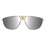 Givenchy - Sunglasses Unisex GV Mesh in Metal - Gold Grey Silver - Sunglasses - Givenchy Eyewear