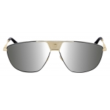 Givenchy - Sunglasses Unisex GV Mesh in Metal - Gold Grey Silver - Sunglasses - Givenchy Eyewear