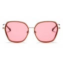 No Logo Eyewear - NOL19006 Sun - Pink and Silver -  Sunglasses