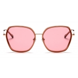 No Logo Eyewear - NOL18057 Sun - Pink and Silver -  Sunglasses