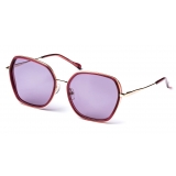 No Logo Eyewear - NOL18057 Sun - Violet and Silver -  Sunglasses