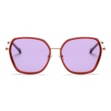 No Logo Eyewear - NOL19006 Sun - Violet and Silver -  Sunglasses