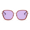 No Logo Eyewear - NOL19006 Sun - Viola e Argento - Occhiali da Sole