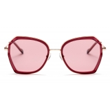 No Logo Eyewear - NOL19007 Sun - Pink and Bordeaux  -  Sunglasses