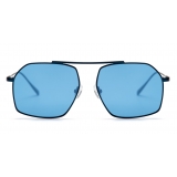 No Logo Eyewear - NOL18066 Sun - Blue and Black -  Sunglasses