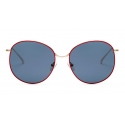 No Logo Eyewear - NOL19028 Sun - Nero e Bordeaux - Occhiali da Sole