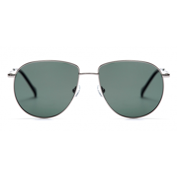 No Logo Eyewear - NOL19031 Sun - Dark Green and Silver -  Sunglasses
