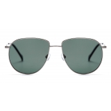 No Logo Eyewear - NOL19031 Sun - Verde Scuro e Argento - Occhiali da Sole