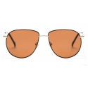 No Logo Eyewear - NOL19031 Sun - Giallo e Oro - Occhiali da Sole