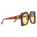 Gucci - Square Sunglasses - Tortoise - Gucci Eyewear