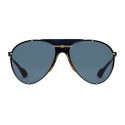 Gucci - Occhiali da Sole Aviator in Metallo - Oro Blu - Gucci Eyewear