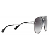 Gucci - Aviator Metal Sunglasses - Silver - Gucci Eyewear