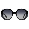 Gucci - Round Sunglasses with Web - Black - Gucci Eyewear