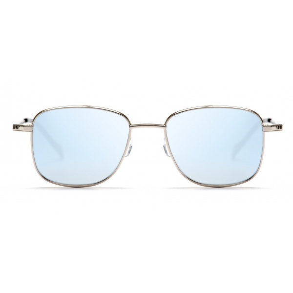 No Logo Eyewear - NOL81016 Sun - Azzurro e Argento - Occhiali da Sole