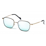 No Logo Eyewear - NOL81017 Sun - Azzurro e Oro - Occhiali da Sole