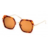 No Logo Eyewear - NOL81030 Sun - Havana e Oro - Occhiali da Sole