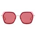 No Logo Eyewear - NOL81030 Sun - Rosa e Bordeaux  - Occhiali da Sole
