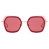 No Logo Eyewear - NOL81030 Sun - Pink and Bordeaux -  Sunglasses