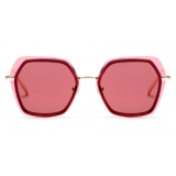 No Logo Eyewear - NOL81030 Sun - Rosa e Bordeaux  - Occhiali da Sole