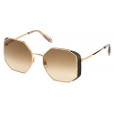 Swarovski - Moselle Octogonal Sunglasses - SK238-P 30G - Brown - Sunglasses - Swarovski Eyewear
