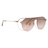 Swarovski - Swarovski Sunglasses with Click-on Mask - SK0276-H 54032 - Pink - Sunglasses - Swarovski Eyewear