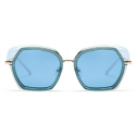 No Logo Eyewear - NOL81045 Sun - Azzurro - Occhiali da Sole