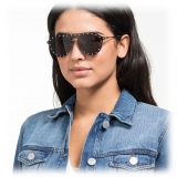 Swarovski - Swarovski Sunglasses with Click-on Mask - SK0275-H 52016 - Gray - Sunglasses - Swarovski Eyewear