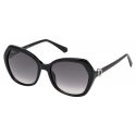Swarovski - Swarovski Sunglasses - SK0165 - 01B - Black - Sunglasses - Swarovski Eyewear