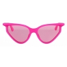 Balenciaga - Rim Cat Sunglasses - Fuchsia - Sunglasses - Balenciaga Eyewear