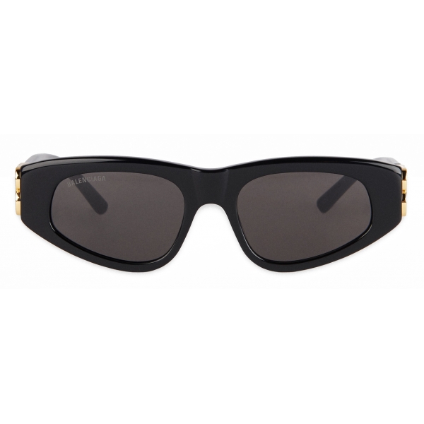 balenciaga d-frame two-tone acetate sunglasses