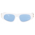 Balenciaga - Dinasty D-Frame Sunglasses - White - Sunglasses - Balenciaga Eyewear