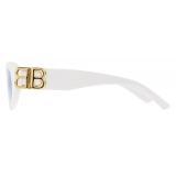 Balenciaga - Occhiali da Sole Dinasty D-Frame - Bianco - Occhiali da Sole - Balenciaga Eyewear