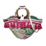 Coffarte - Medium Prickly Pear Coffa - Sicilian Artisan Handbag - Sicilian Coffa - Luxury High Quality Handicraft