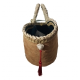 Coffarte - Medium Ragusa Coffa - Sicilian Artisan Handbag - Sicilian Coffa - Luxury High Quality Handicraft