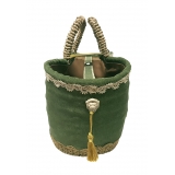 Coffarte - Medium Moro Sicily Coffa - Sicilian Artisan Handbag - Sicilian Coffa - Luxury High Quality Handicraft