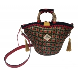 Coffarte - Baby Araldic Coffa - Sicilian Artisan Handbag - Sicilian Coffa - Luxury High Quality Handicraft Bag