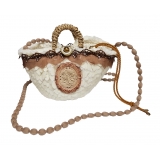 Coffarte - Pochette Cameo Coffa - Jewelry - Sicilian Artisan Handbag - Sicilian Coffa - Luxury High Quality Handicraft Bag