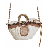 Coffarte - Pochette Cameo Coffa - Jewelry - Sicilian Artisan Handbag - Sicilian Coffa - Luxury High Quality Handicraft Bag