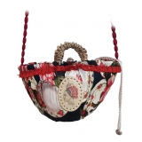 Coffarte - Pochette Donna Coffa - Jewelry - Sicilian Artisan Handbag - Sicilian Coffa - Luxury High Quality Handicraft Bag