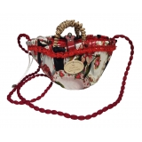 Coffarte - Pochette Donna Coffa - Jewelry - Sicilian Artisan Handbag - Sicilian Coffa - Luxury High Quality Handicraft Bag